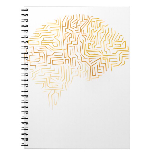 Neuroscience Superhuman Brain Gift Notebook (Front)