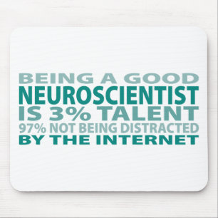 Neuroscientist 3% Talent Mouse Mat