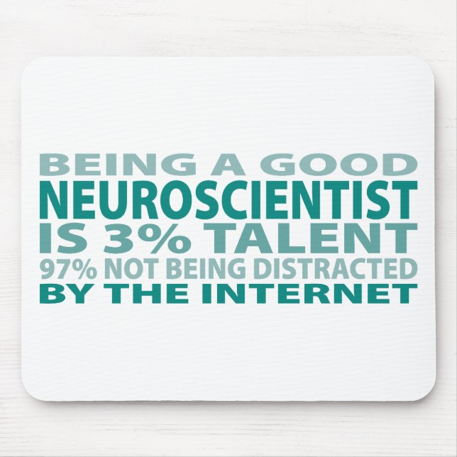 Neuroscientist 3% Talent Mouse Mat (Front)