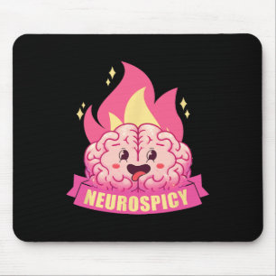 Neurospicy Neurodiversity Adhd Asd Autism Kawaii B Mouse Mat