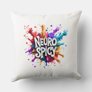 NEUROSPICY neurodiversity autism adhd dyslexia Cushion