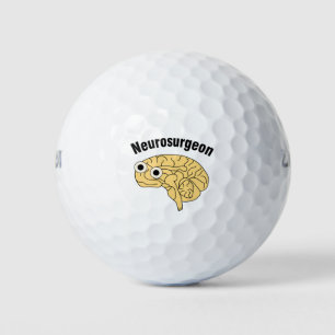 Neurosurgeon Brain Golf Balls