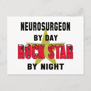 Neurosurgeon by Day rockstar by night Postcard
