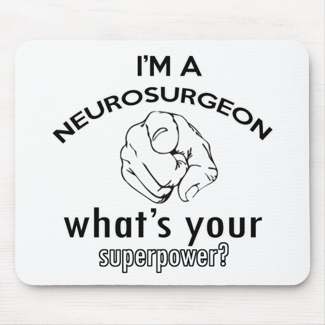 neurosurgeon design mouse mat (Front)