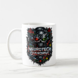 Neurotech Overdrive Cyberpunk Coffee Mug