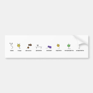Neurotransmitter Parade Bumper Sticker