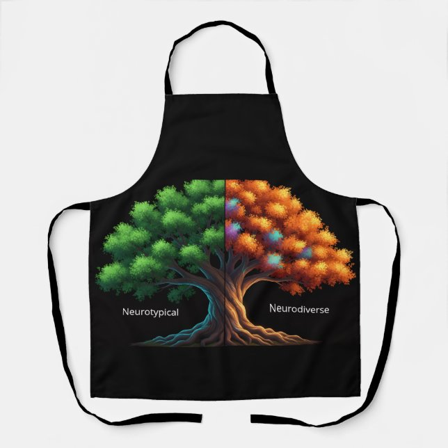 Neurotypical vs. Neurodiverse Apron (Front)