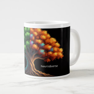 Neurotypical vs. Neurodiverse Large Coffee Mug