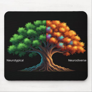 Neurotypical vs. Neurodiverse Mouse Mat