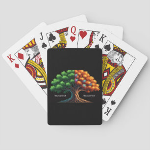 Neurotypical vs. Neurodiverse Playing Cards
