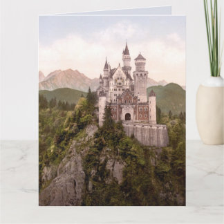NEUSCHWANSTEIN BAVARIA GERMANY MOUNTAIN CASTLE CARD