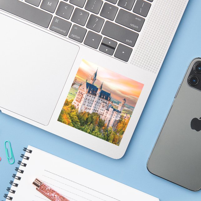 Neuschwanstein castle (Laptop w/ iPhone)