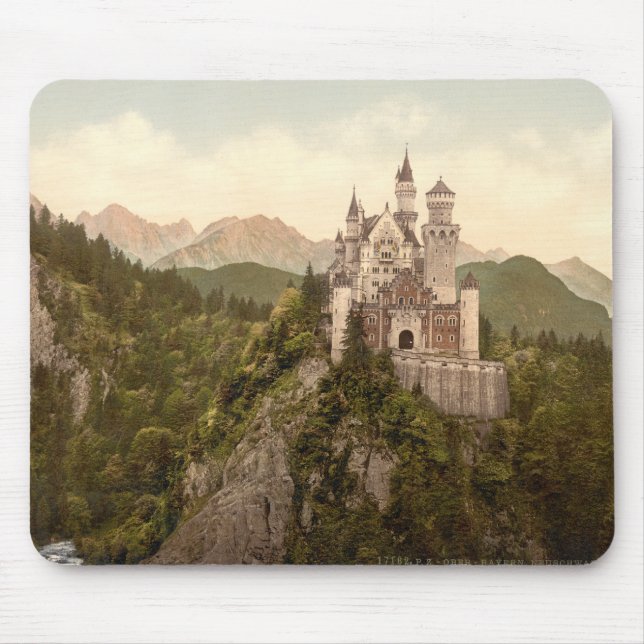 Neuschwanstein Castle, Bavaria, Germany Mouse Mat (Front)