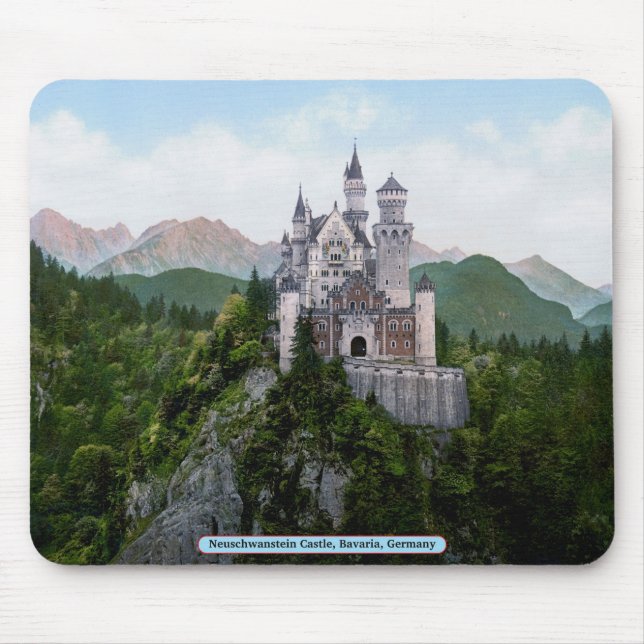 Neuschwanstein Castle, Bavaria, Germany Mouse Mat (Front)