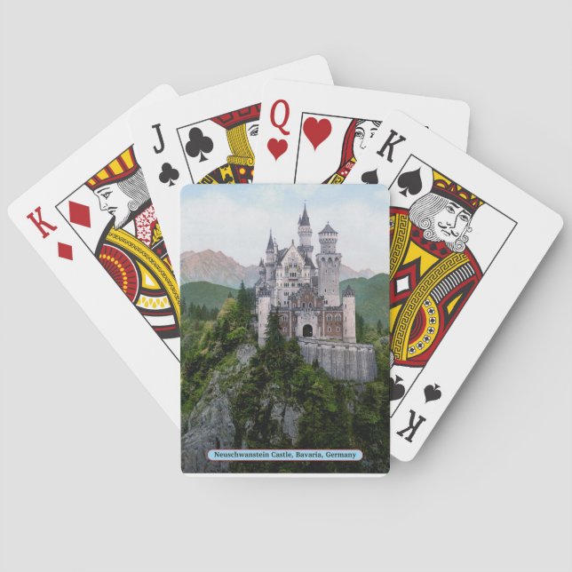 Neuschwanstein Castle, Bavaria, Germany Playing Cards (Back)
