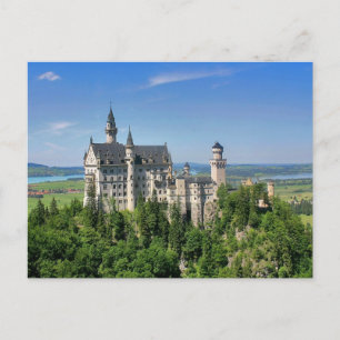 Neuschwanstein Castle, Bavaria Germany  Postcard