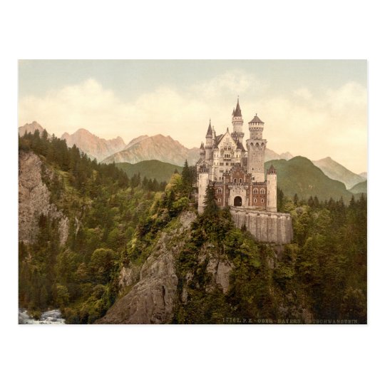 Neuschwanstein Castle, Bavaria, Germany Postcard