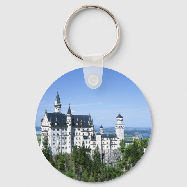 Neuschwanstein Castle Bavaria Key Ring (Front)