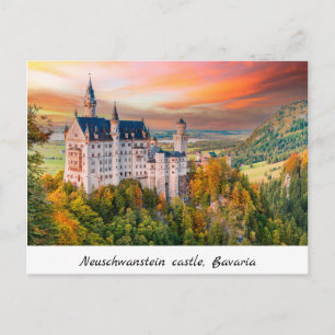 Neuschwanstein castle, Bavaria  Postcard