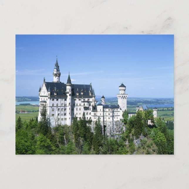 Neuschwanstein Castle Bavaria Postcard (Front)