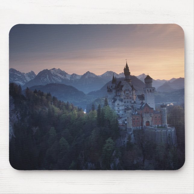 Neuschwanstein Castle, built late 1800's by Mouse Mat (Front)