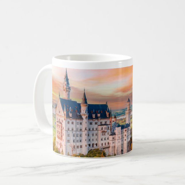 Neuschwanstein castle coffee mug (Front Left)