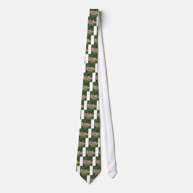 Neuschwanstein Castle Frankfurt & German Quote Tie (Front)