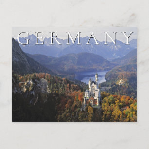 Neuschwanstein Castle   Germany Bavaria   Birthday Postcard