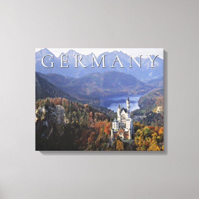 Neuschwanstein Castle | Germany, Bavaria Canvas Print (Front)
