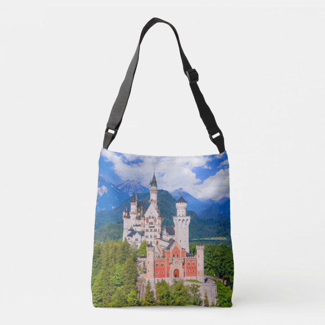 Neuschwanstein Castle Germany Crossbody Bag (Back)