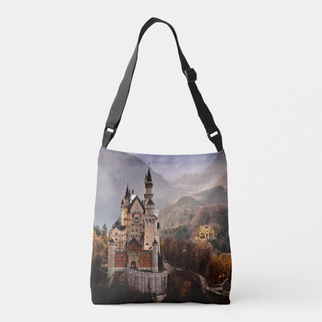 Neuschwanstein Castle Germany Crossbody Bag (Back)