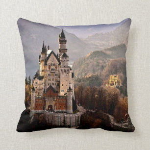 Neuschwanstein Castle Germany Cushion