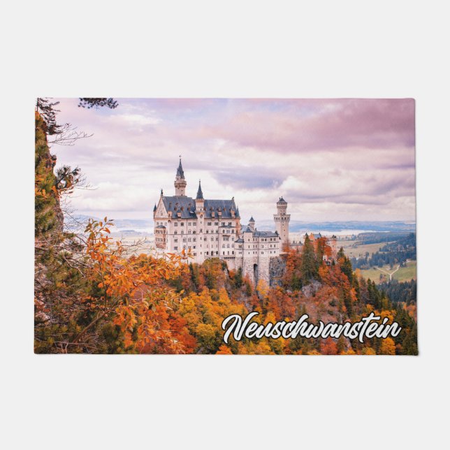 Neuschwanstein Castle, Germany Doormat (Front)