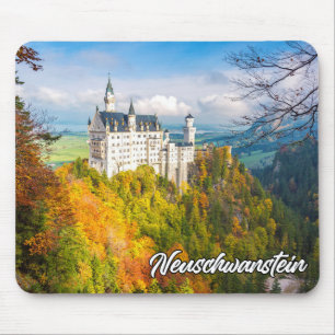 Neuschwanstein Castle, Germany, In Autumn Mouse Mat