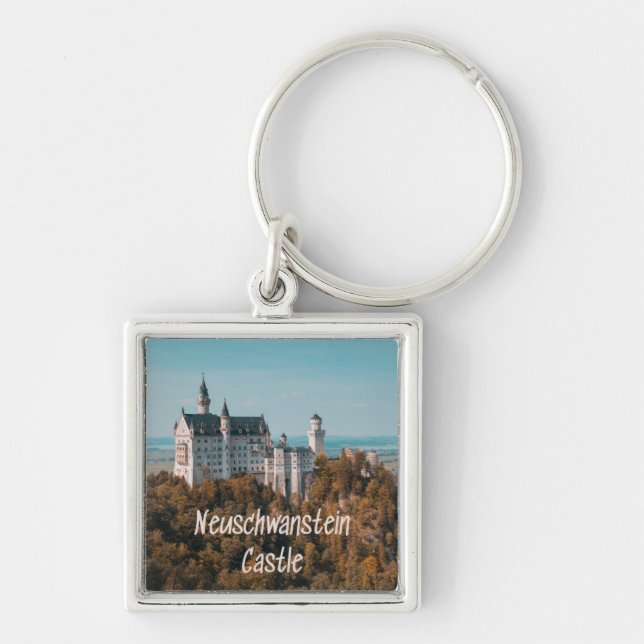 Neuschwanstein Castle Germany Key Ring (Front)
