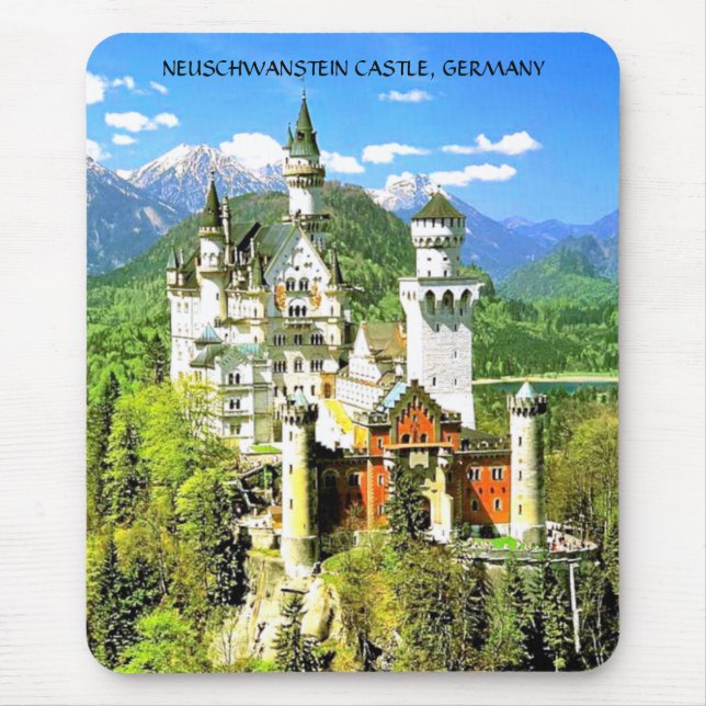 NEUSCHWANSTEIN CASTLE, GERMANY MOUSE MAT (Front)