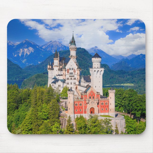 Neuschwanstein Castle Germany Mouse Mat (Front)