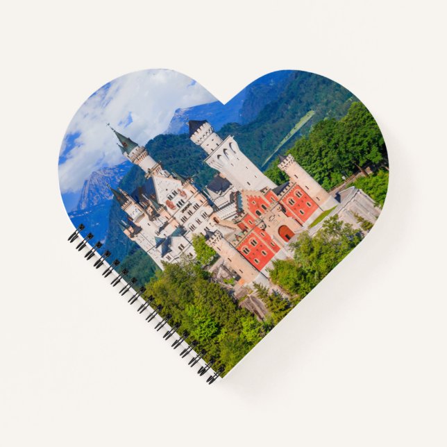 Neuschwanstein Castle Germany Notebook (Front)