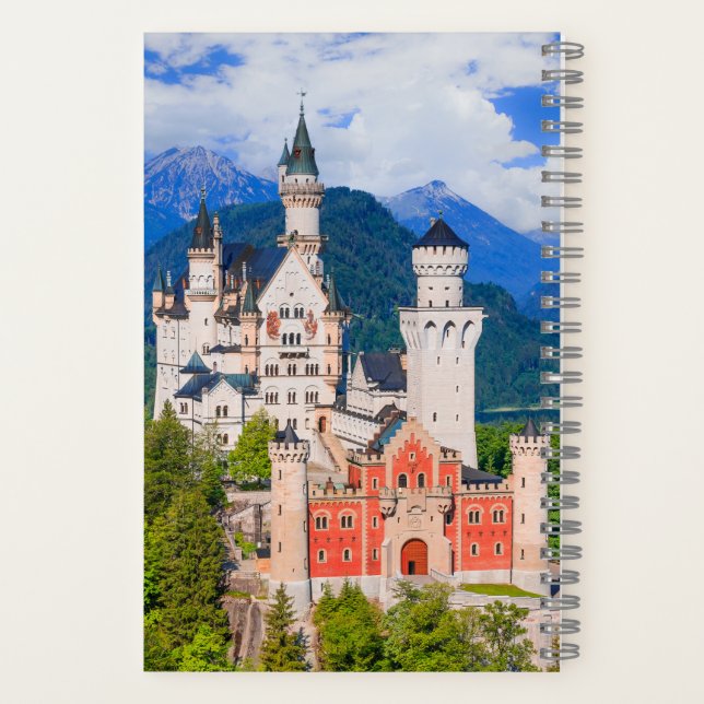 Neuschwanstein Castle Germany Notebook (Back)
