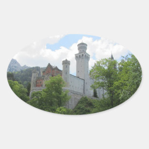 Neuschwanstein Castle - Germany Oval Sticker