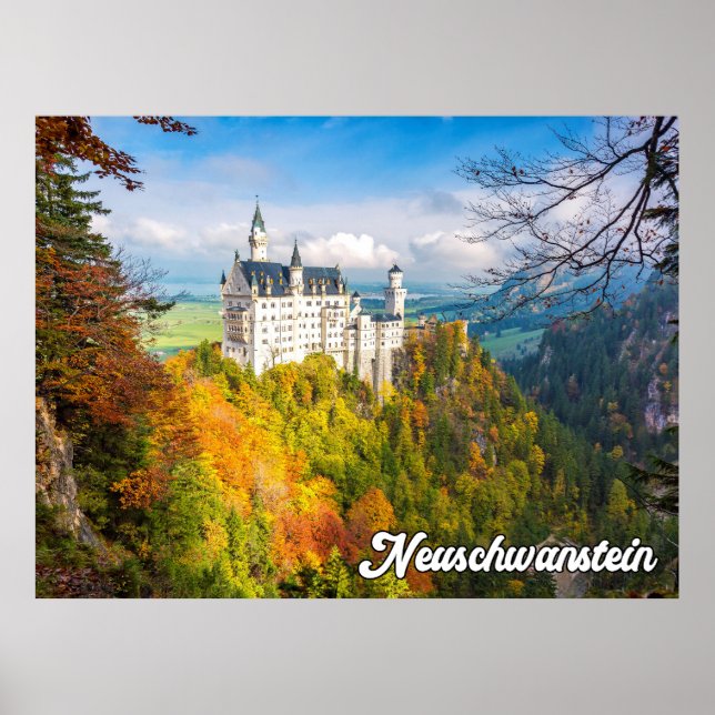 Neuschwanstein Castle, Germany Poster (Front)