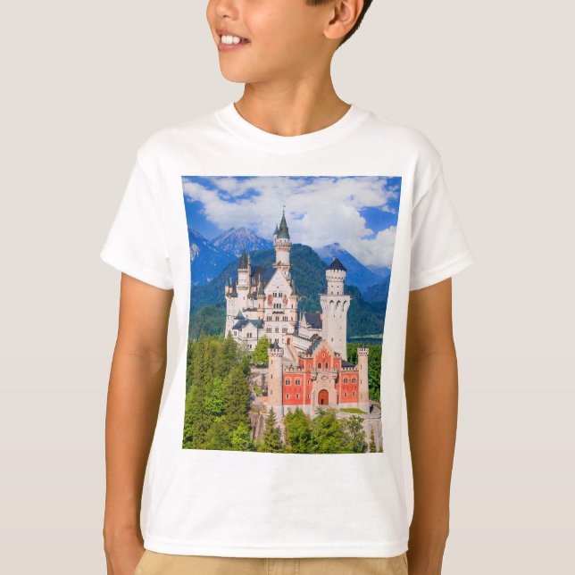 Neuschwanstein Castle Germany T-Shirt (Front)