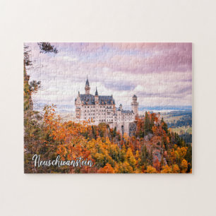 Neuschwanstein Castle In Autumnn Jigsaw Puzzle