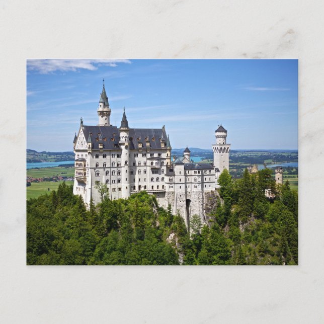 Neuschwanstein Castle in Germany Photo Postcard (Front)