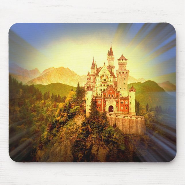 Neuschwanstein Castle Mouse Mat (Front)