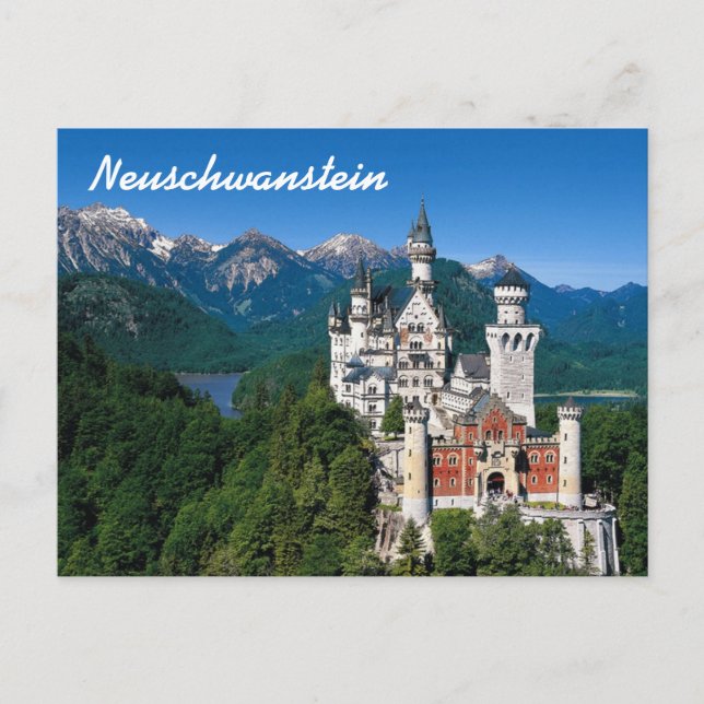 Neuschwanstein Castle Postcard (Front)