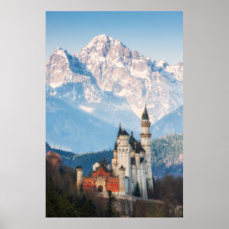 Neuschwanstein castle poster