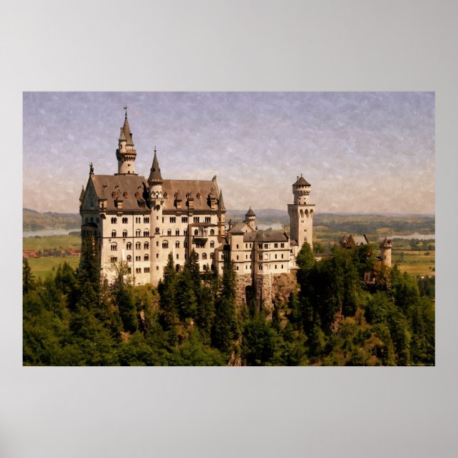 Neuschwanstein Castle Poster (Front)