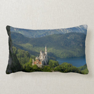Neuschwanstein Castle Southern Bavaria Germany   Lumbar Cushion