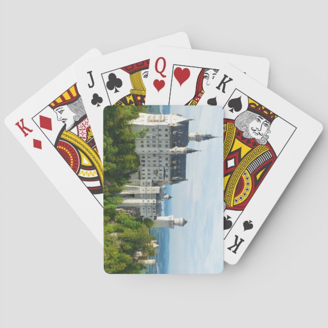 Neuschwanstein Castle Southwest Bavaria Germany Playing Cards (Back)